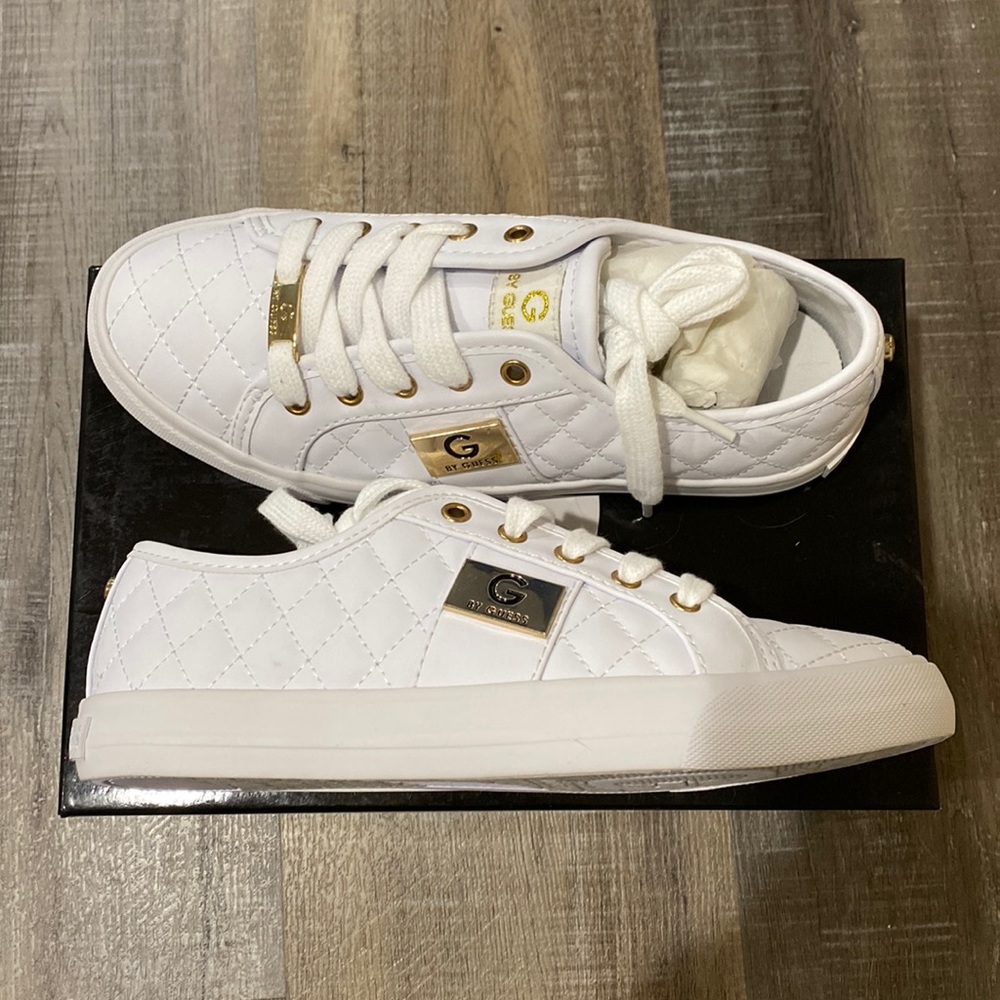 Guess | White Quilted Sneaker (6)